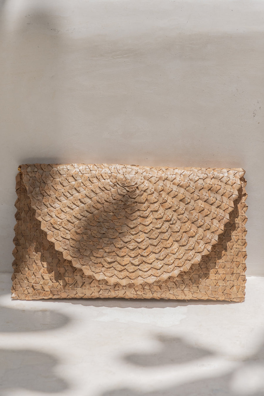 Village Thrive Rattan Clutch - clutch