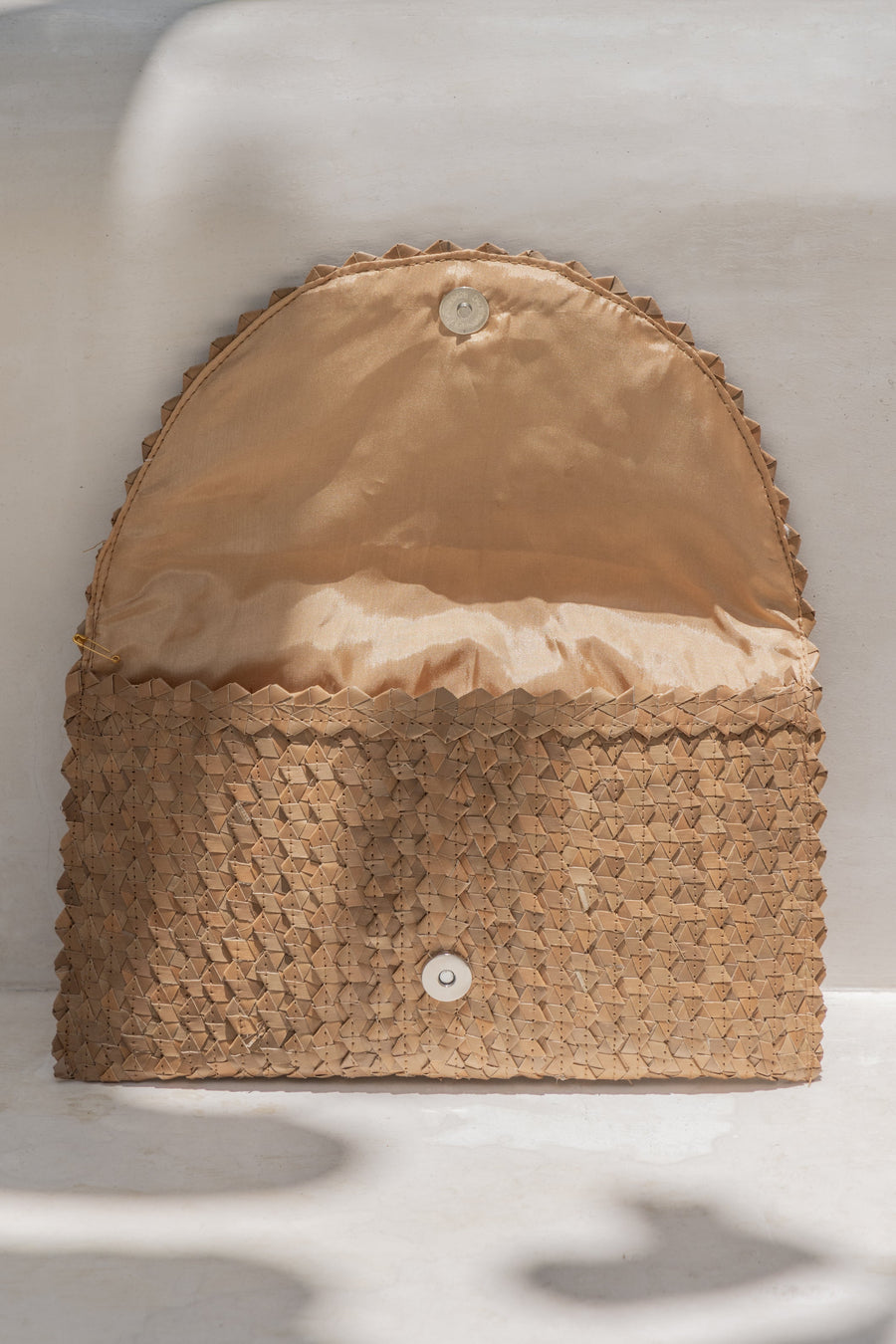 Village Thrive Rattan Clutch - clutch