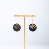 Sela Designs Black Oakleigh Earrings - handcrafted earrings