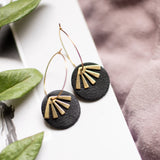 Sela Designs Black Oakleigh Earrings - handcrafted earrings