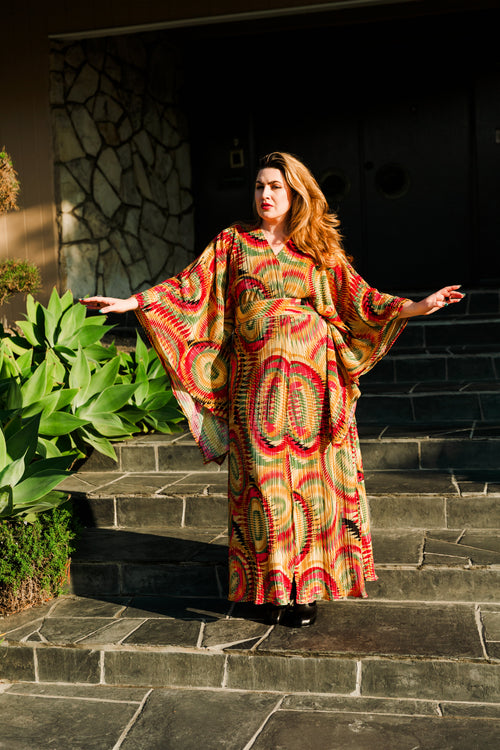 byVINNIK Bohémienne Kimono Robe in “Mission Bay” - plus size garment, product view