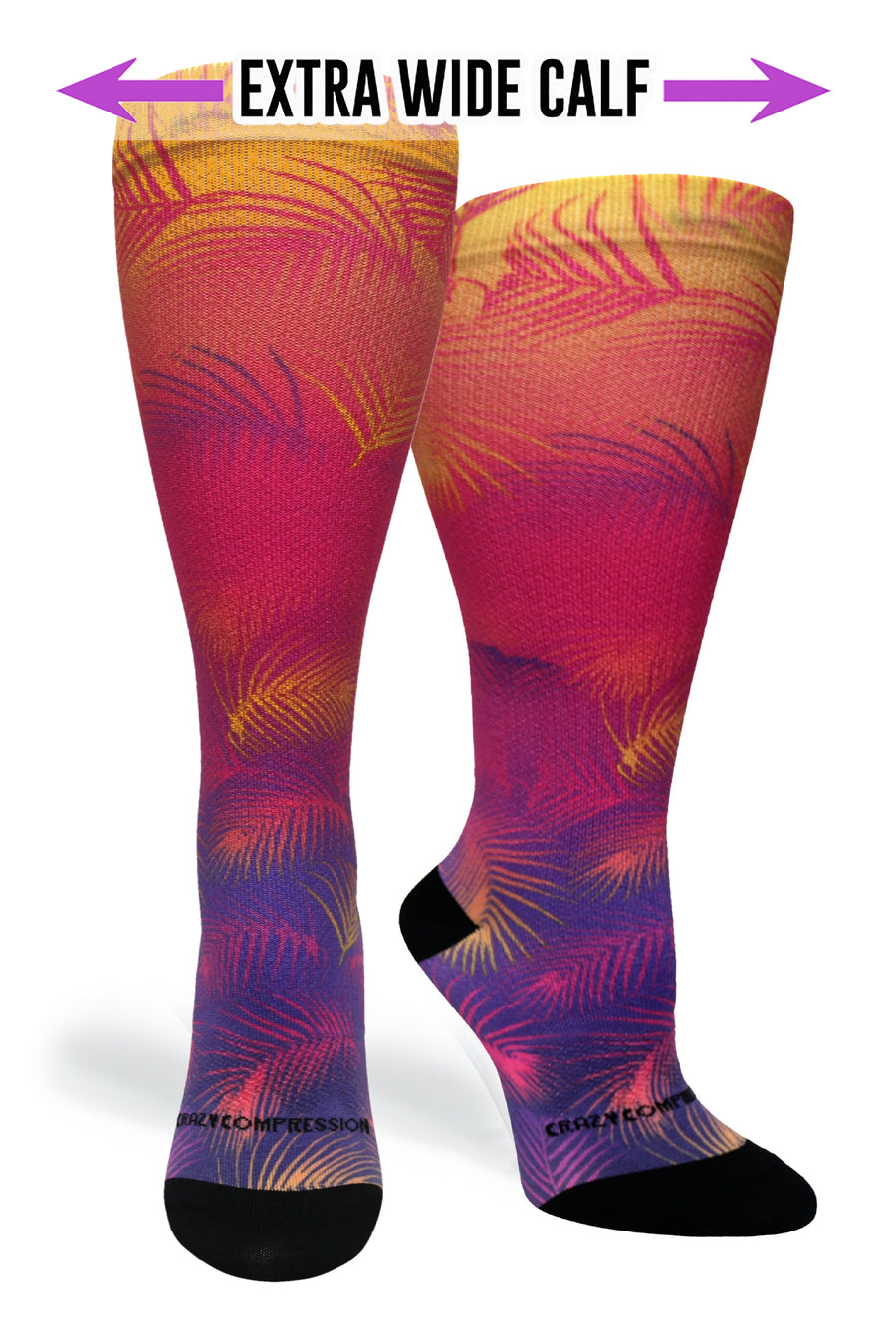 Crazy Compression Palm Ombré - (Standard & Extra Wide) - handcrafted accessory