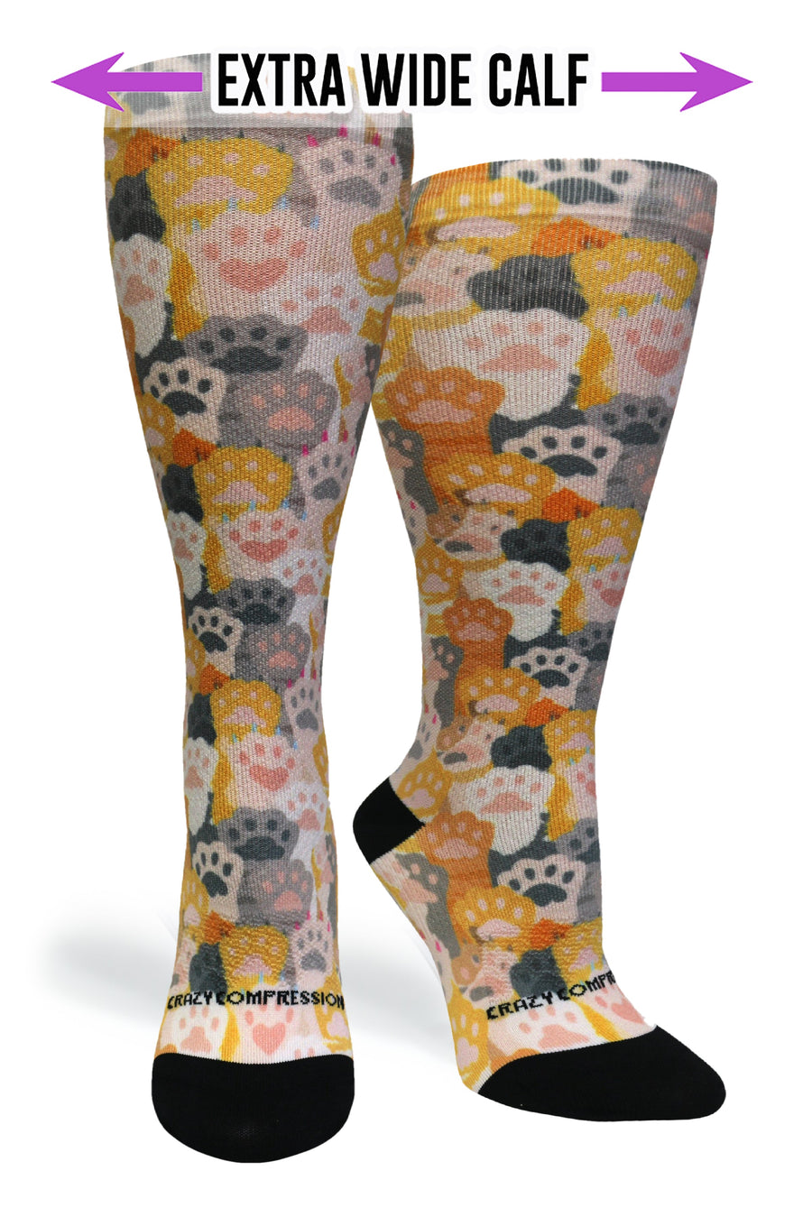 Crazy Compression Paws For All - (Standard & Extra Wide) - handcrafted accessory