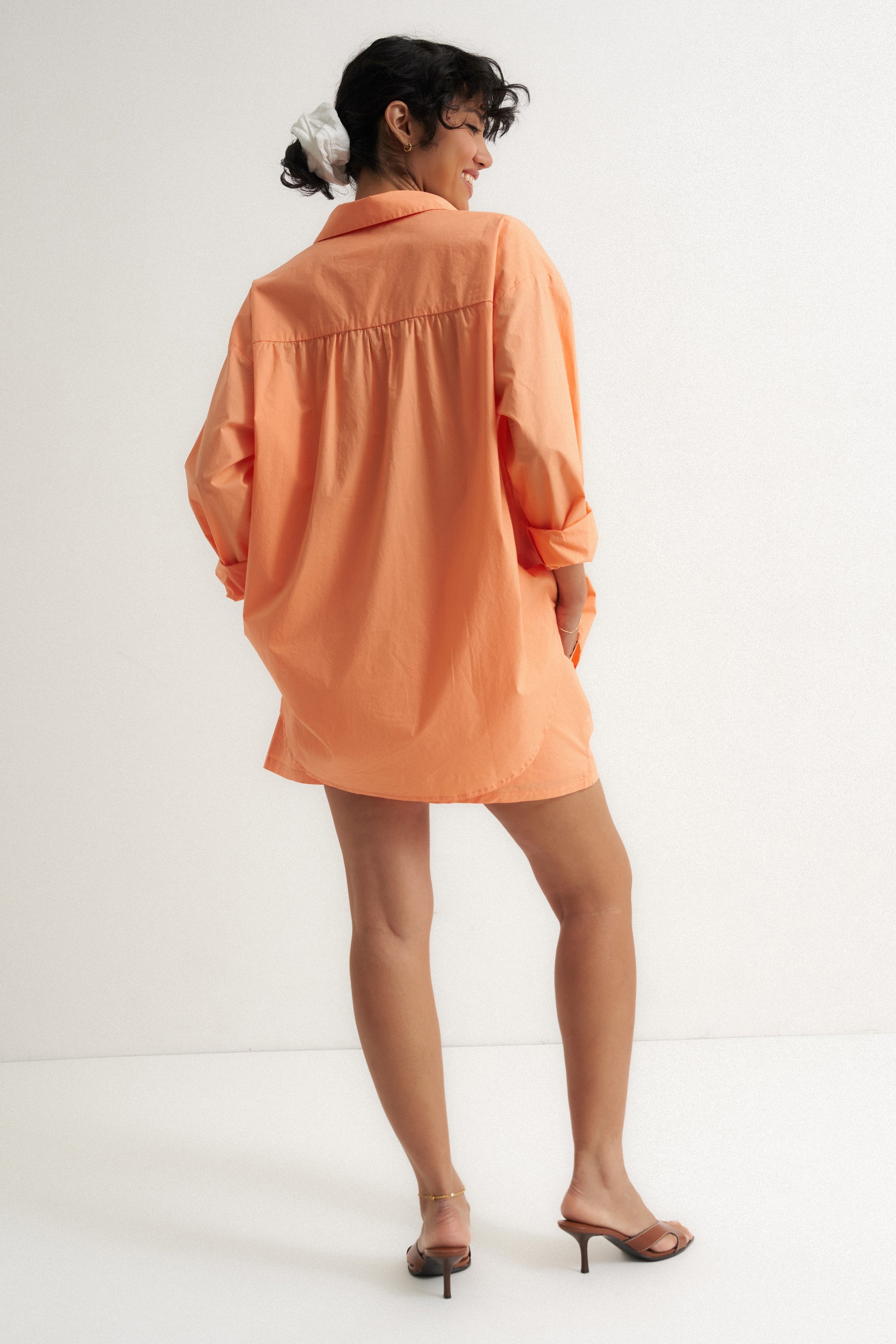 The Poplin Boxer Short - Peach