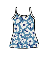 Thunderpants USA Cami Moody Blooms - inclusive underwear, product view