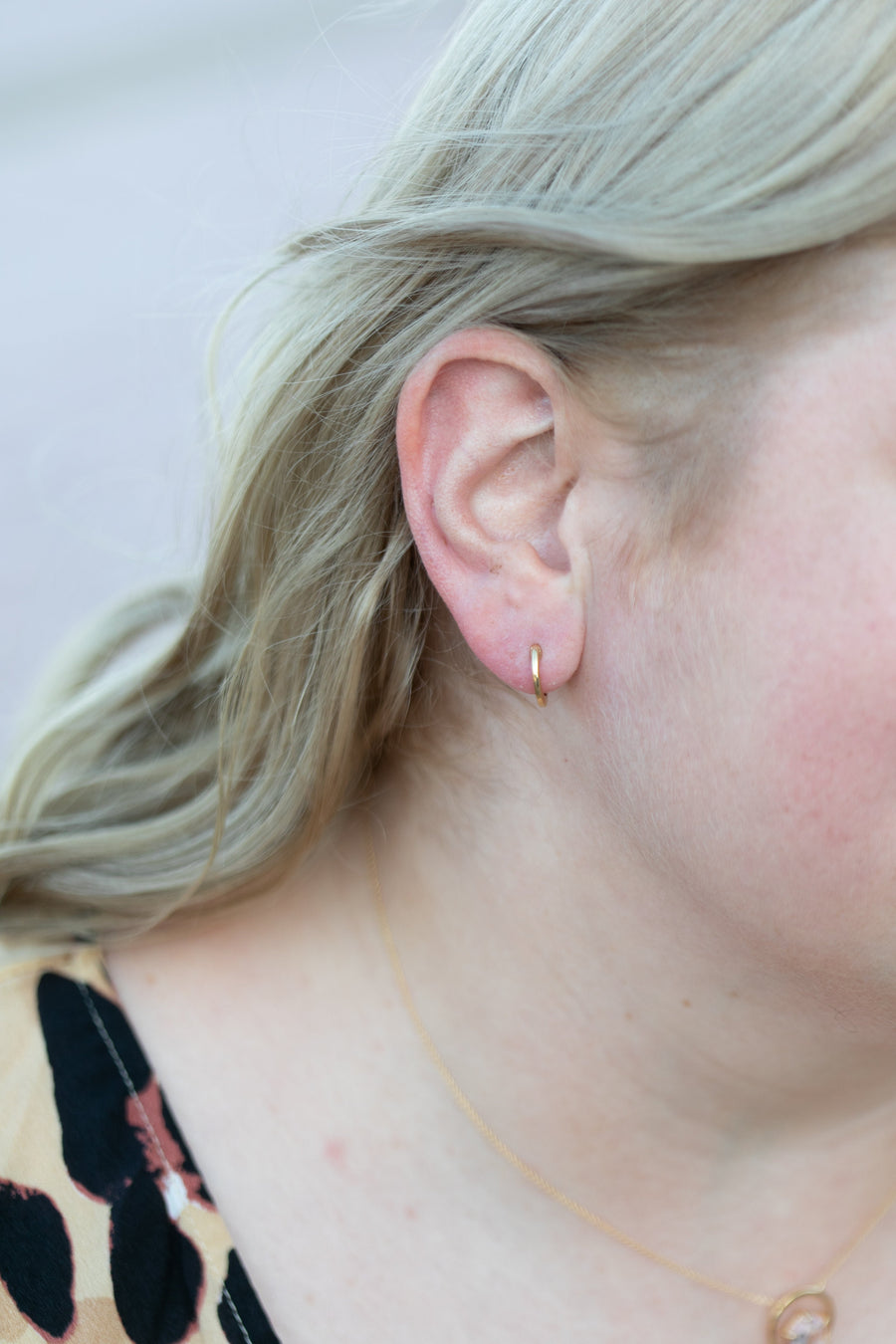 Chouette Designs Simple Huggie Hoops - handcrafted earrings