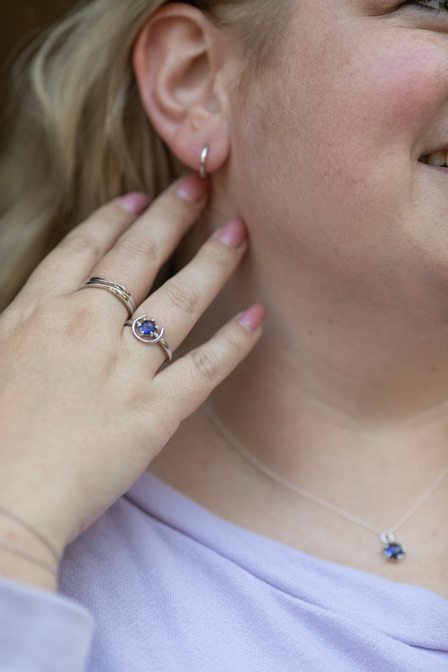 Chouette Designs Simple Huggie Hoops - handcrafted earrings