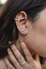 Chouette Designs Monteverde Chain Hoop Earring - handcrafted earrings