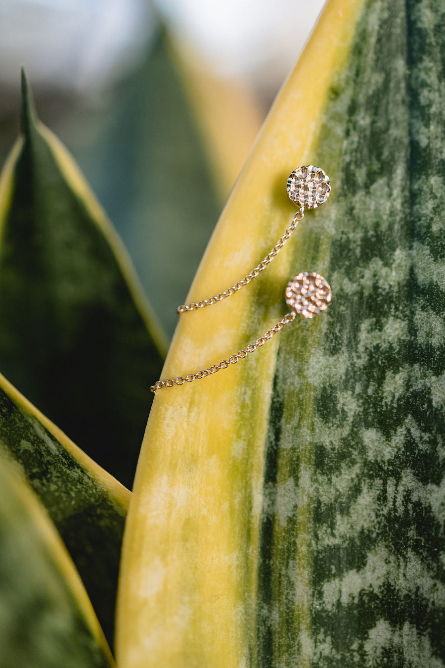 Chouette Designs Monteverde Chain Hoop Earring - handcrafted earrings