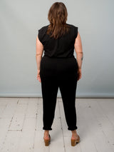 NOOWORKS Magic Suit Black - plus size jumpsuit, product view
