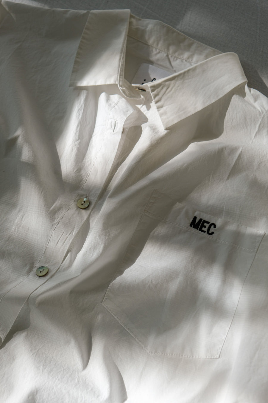 Be Idle The Poplin Button Down - Peach - plus size garment, product view