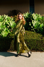 Bohémienne Kimono Robe in “Manzanilla”