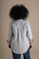 Conscious Clothing Alchemist Top in Sand Dollar - plus size top, product view
