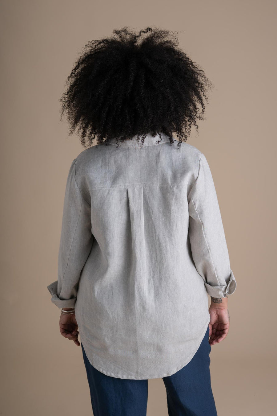 Conscious Clothing Alchemist Top in Sand Dollar - plus size top, product view