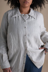Conscious Clothing Alchemist Top in Sand Dollar - plus size top, product view