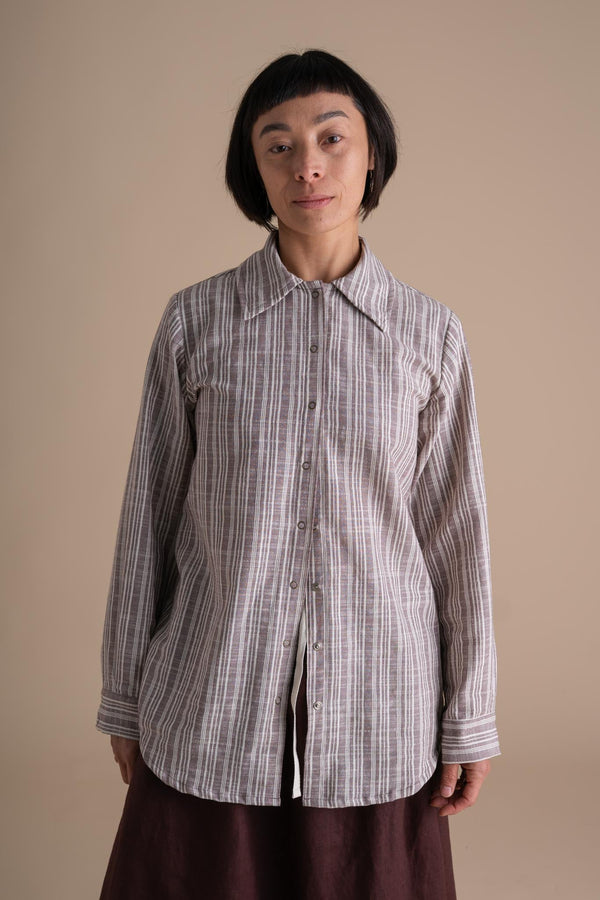 Conscious Clothing Alchemist Top in Wisteria - plus size top, product view