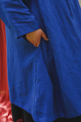 Mariela Duster in Kingfisher Blue