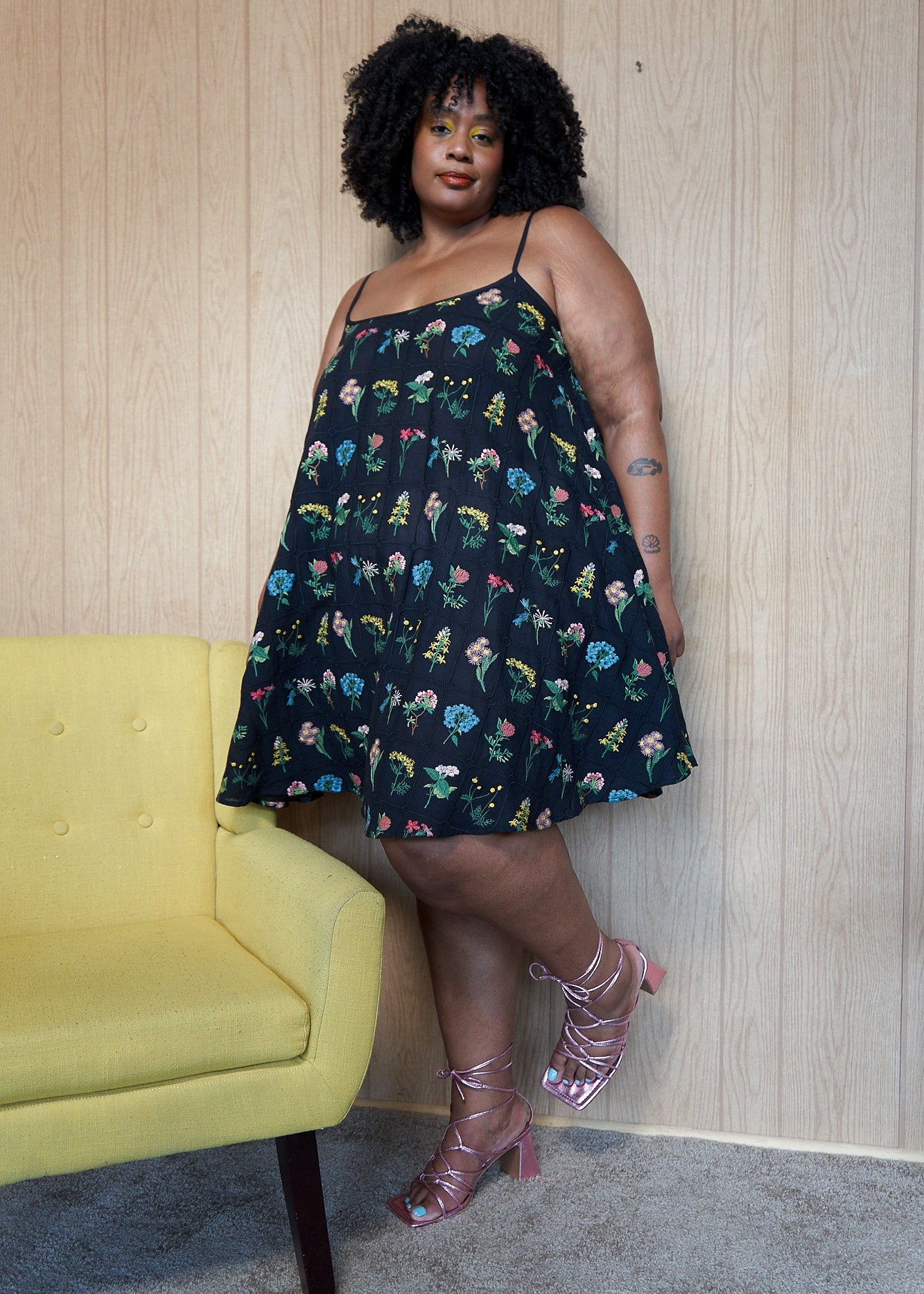 Black-floral