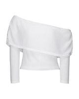 Hilary MacMillan Geometric Knit Cowl Neck Top - size-inclusive women's clothing