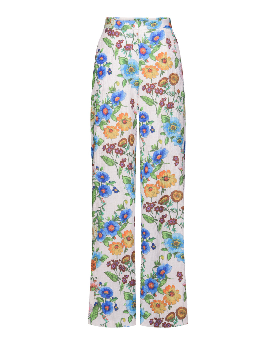 Antique Floral Wide Leg Pants