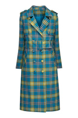 Hilary MacMillan The Eliza Trench Coat in Multi - size-inclusive women's clothing
