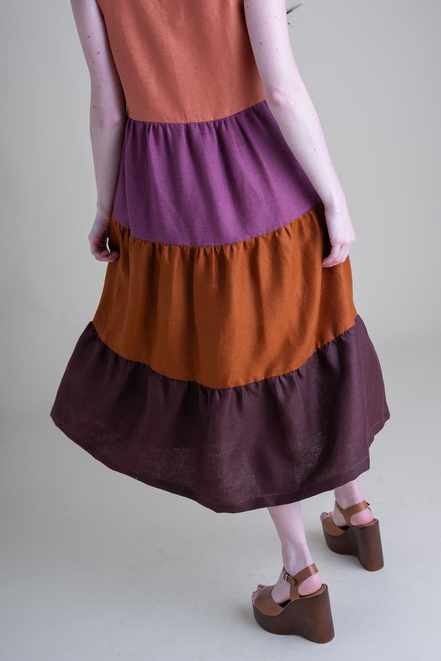 Conscious Clothing Willow Dress in Dawn - plus size dress, product view