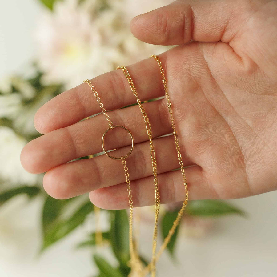 Sela Designs Essie Circle Necklace - handcrafted necklace