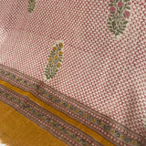 Fyoli Fyoli SANGANER Pashmina X Merino Block Printed Wrap - women's artisan accessory