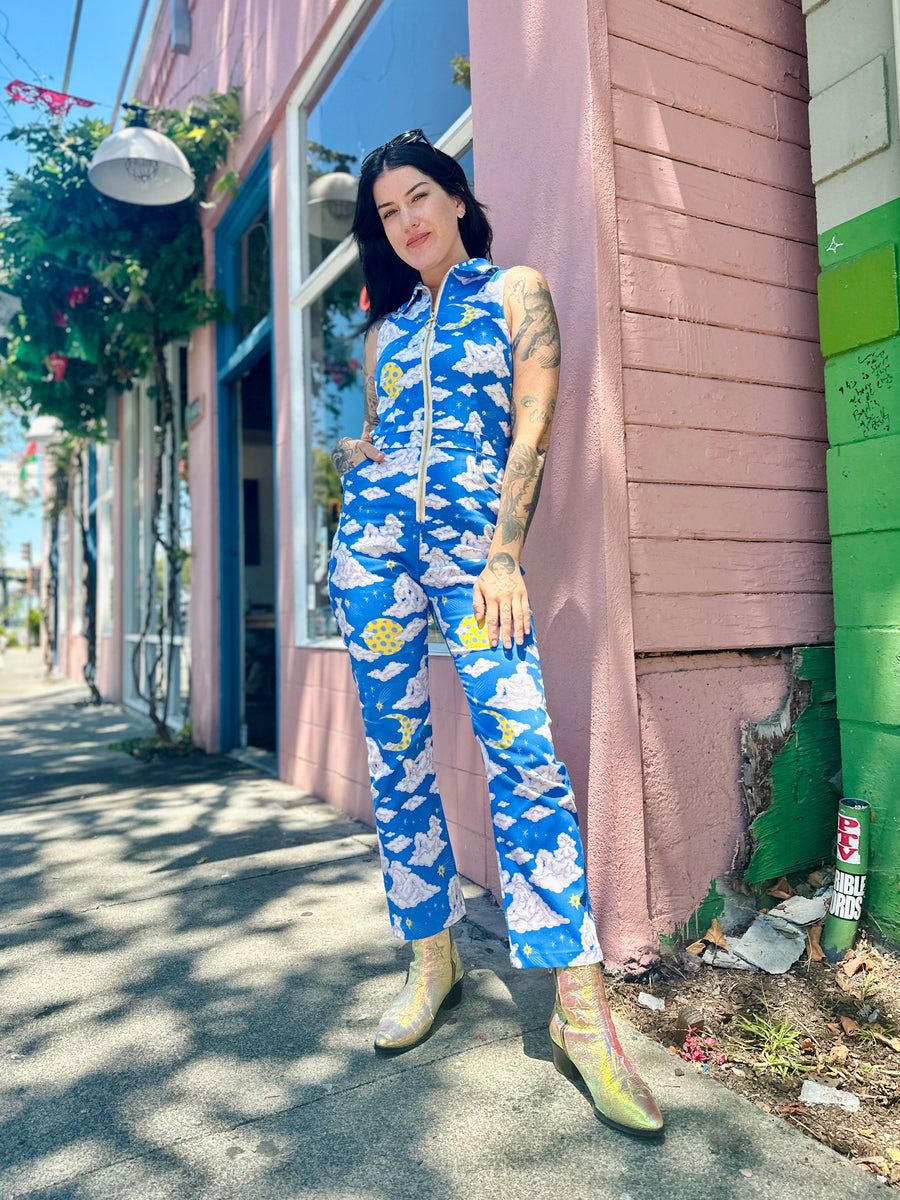 NOOWORKS Twill Angelina Suit Cloud People - plus size jumpsuit, product view