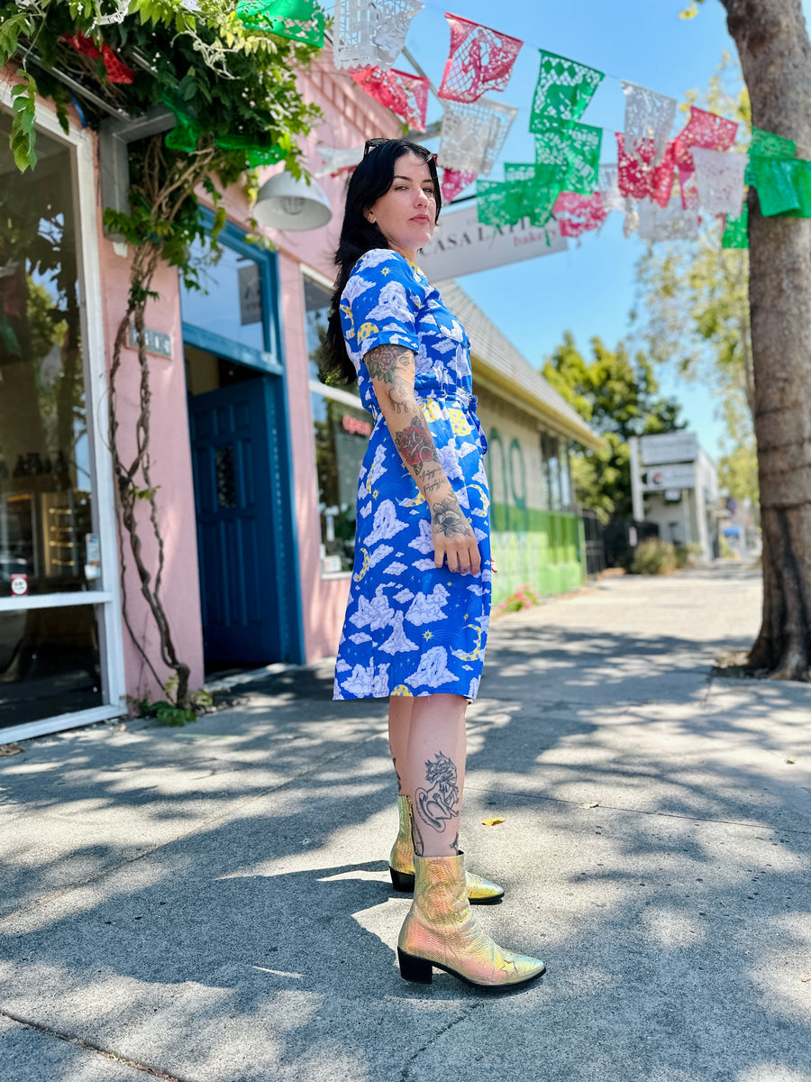 NOOWORKS Holiday Dress Cloud People - plus size dress, product view