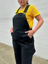 NOOWORKS Carpenter Overall Black - plus size garment, product view