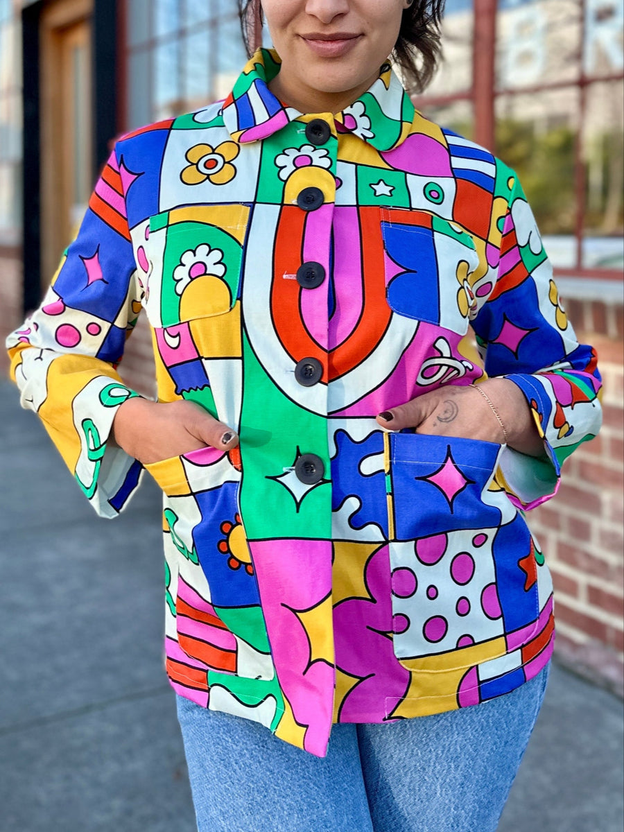 NOOWORKS Chore Coat Wormiverse - plus size garment, product view
