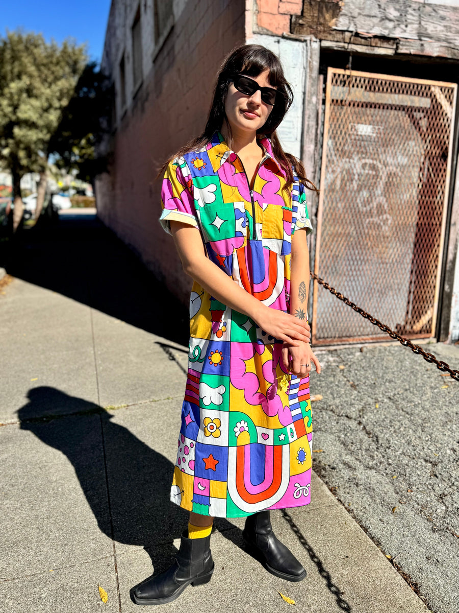 NOOWORKS Work Dress Wormiverse - plus size dress, product view