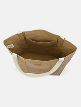 Out of the Woods Iconic Shopper with Inner Pocket - overhead view, premium designer bag