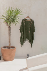 Village Thrive Abstract Kimono - plus size garment, product view