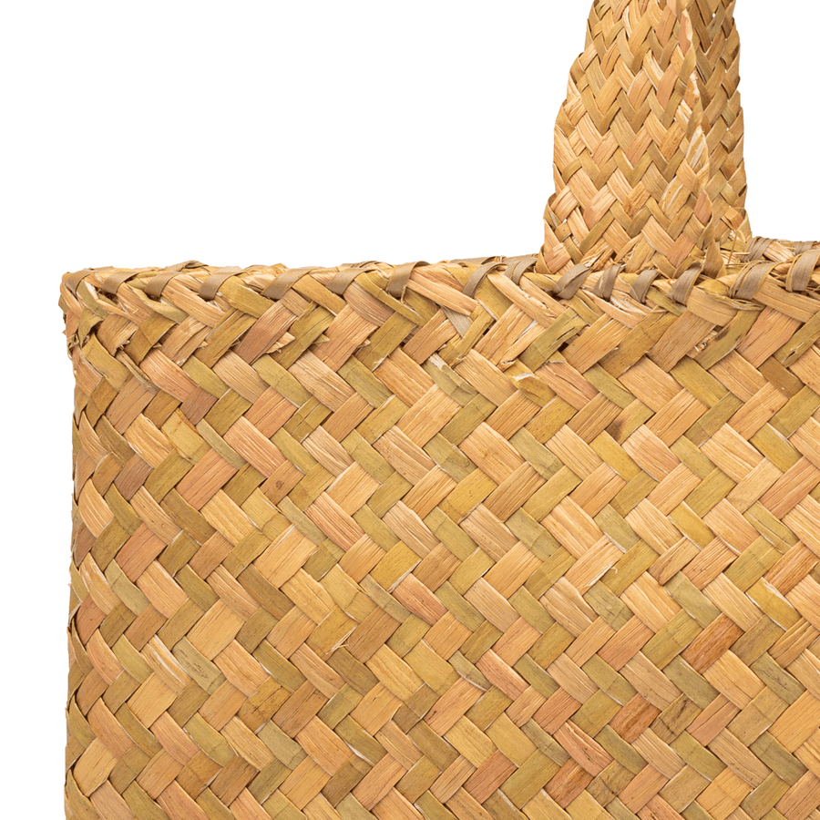 Village Thrive Isla Woven Tote Bag - premium designer bag