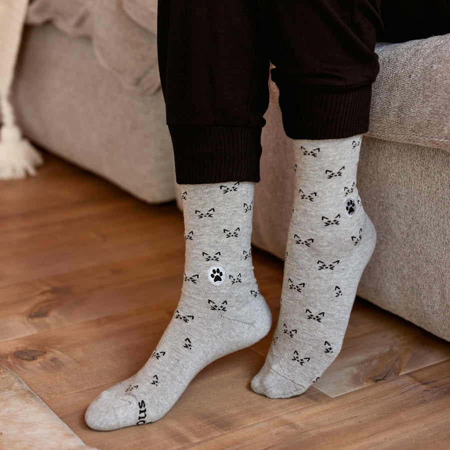 Conscious Step Socks that Save Cats - handcrafted socks