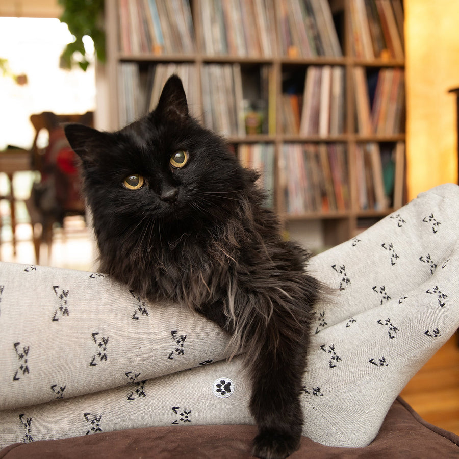 Conscious Step Socks that Save Cats - handcrafted socks