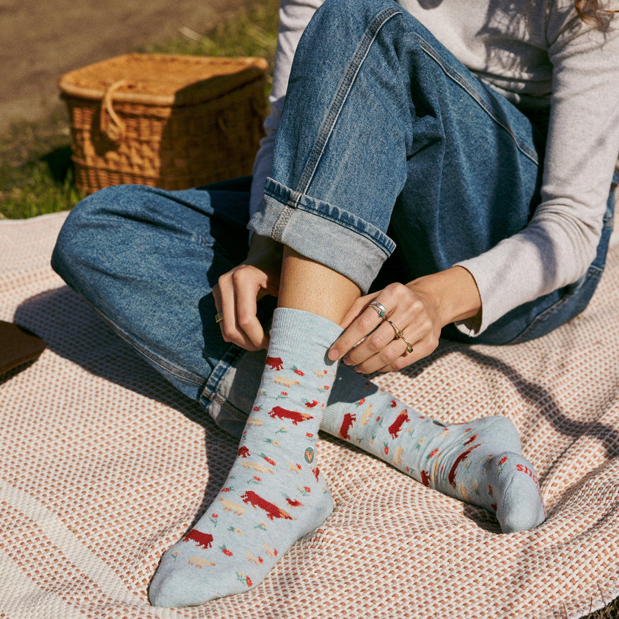 Conscious Step Socks that Save Farm Animals - handcrafted socks