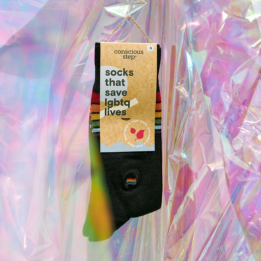 Conscious Step Socks that Save LGBTQ Lives - handcrafted socks