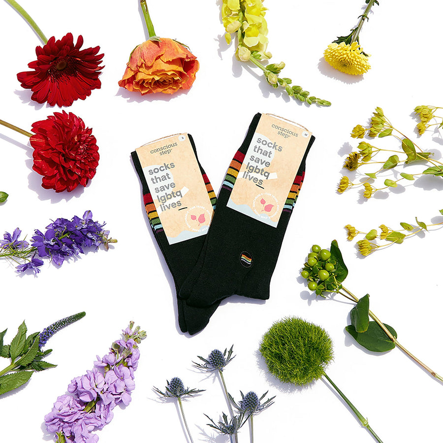 Conscious Step Socks that Save LGBTQ Lives - handcrafted socks