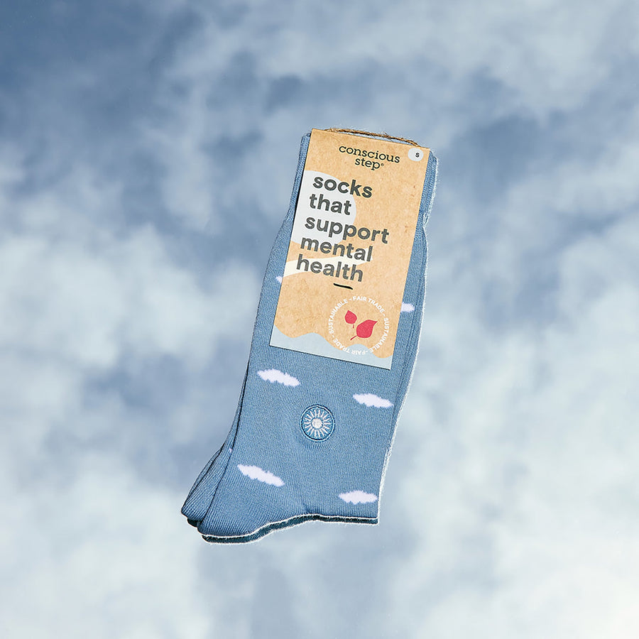 Conscious Step Socks that Support Mental Health - handcrafted socks