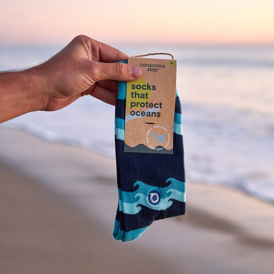 Conscious Step Socks that Protect Oceans - handcrafted socks