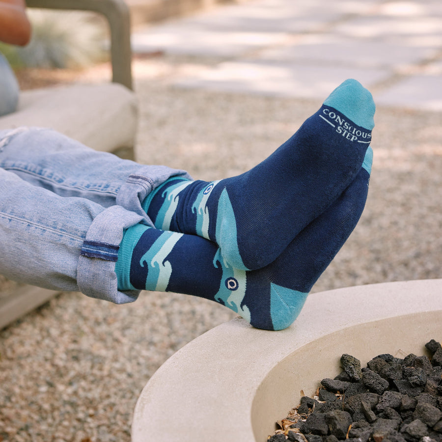 Conscious Step Socks that Protect Oceans - handcrafted socks