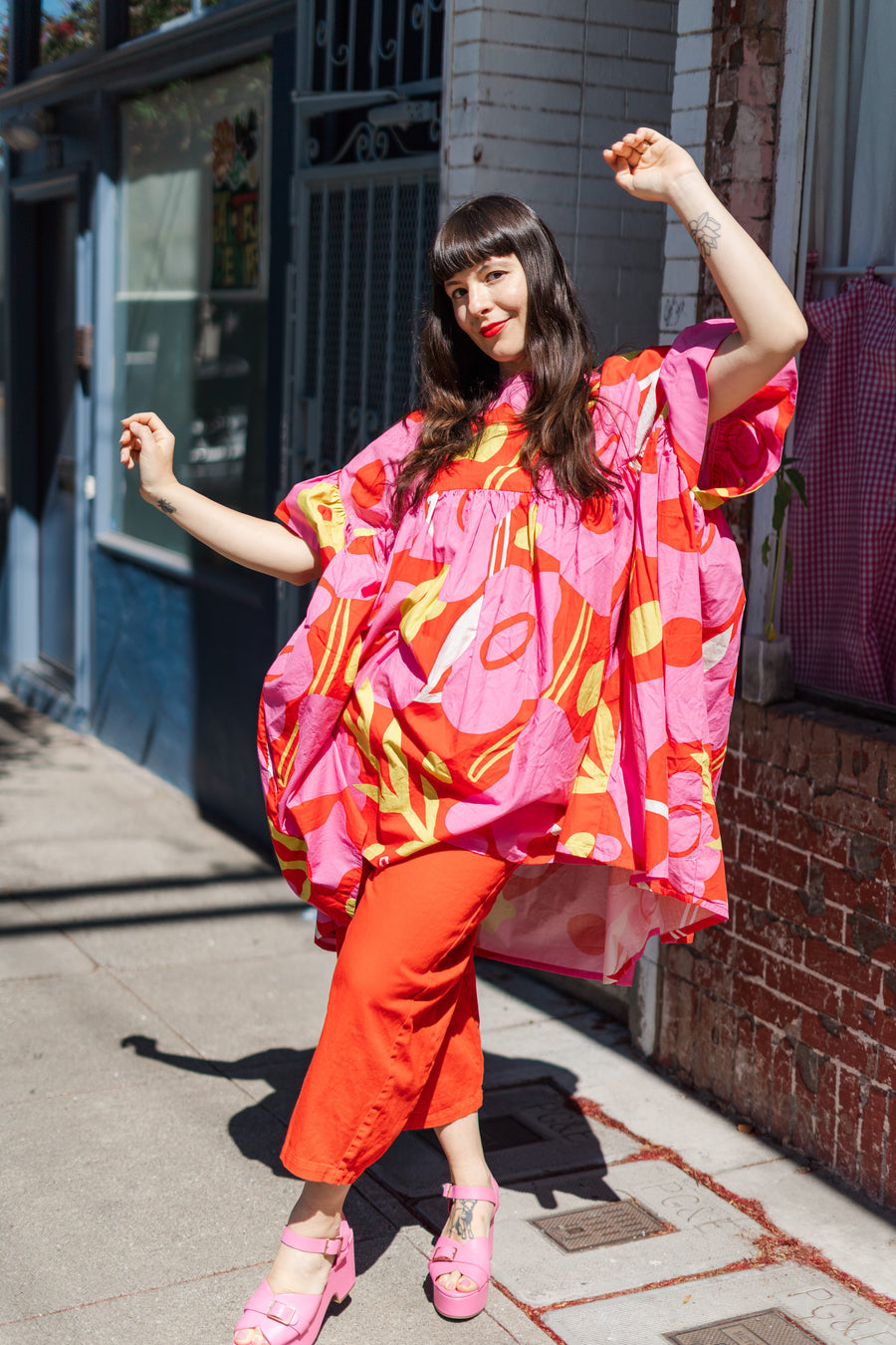 PETAL POP MINI MUSHROOM DRESS