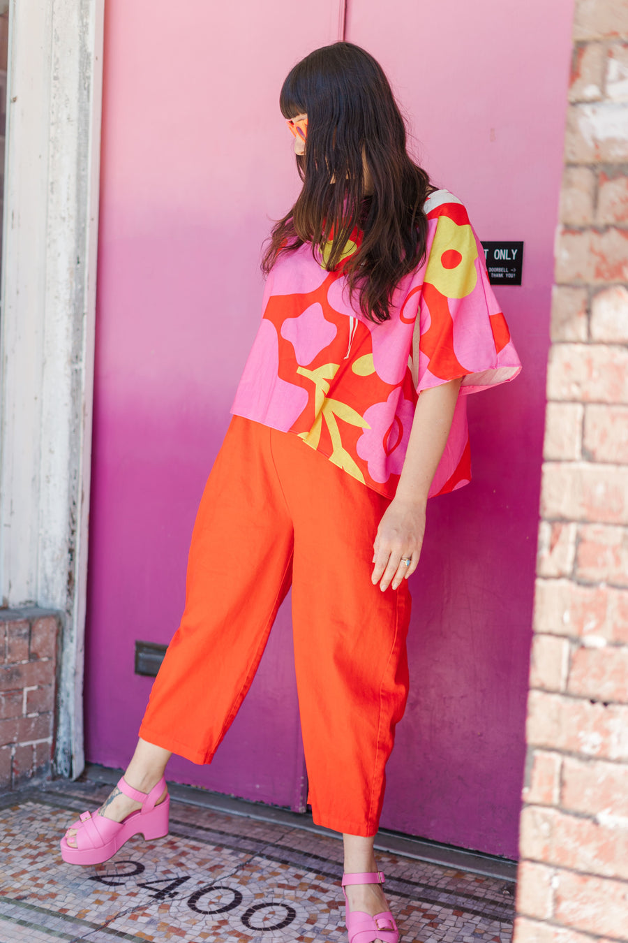 Nettle Studios Tee in Petal Pop - plus size tee, product view