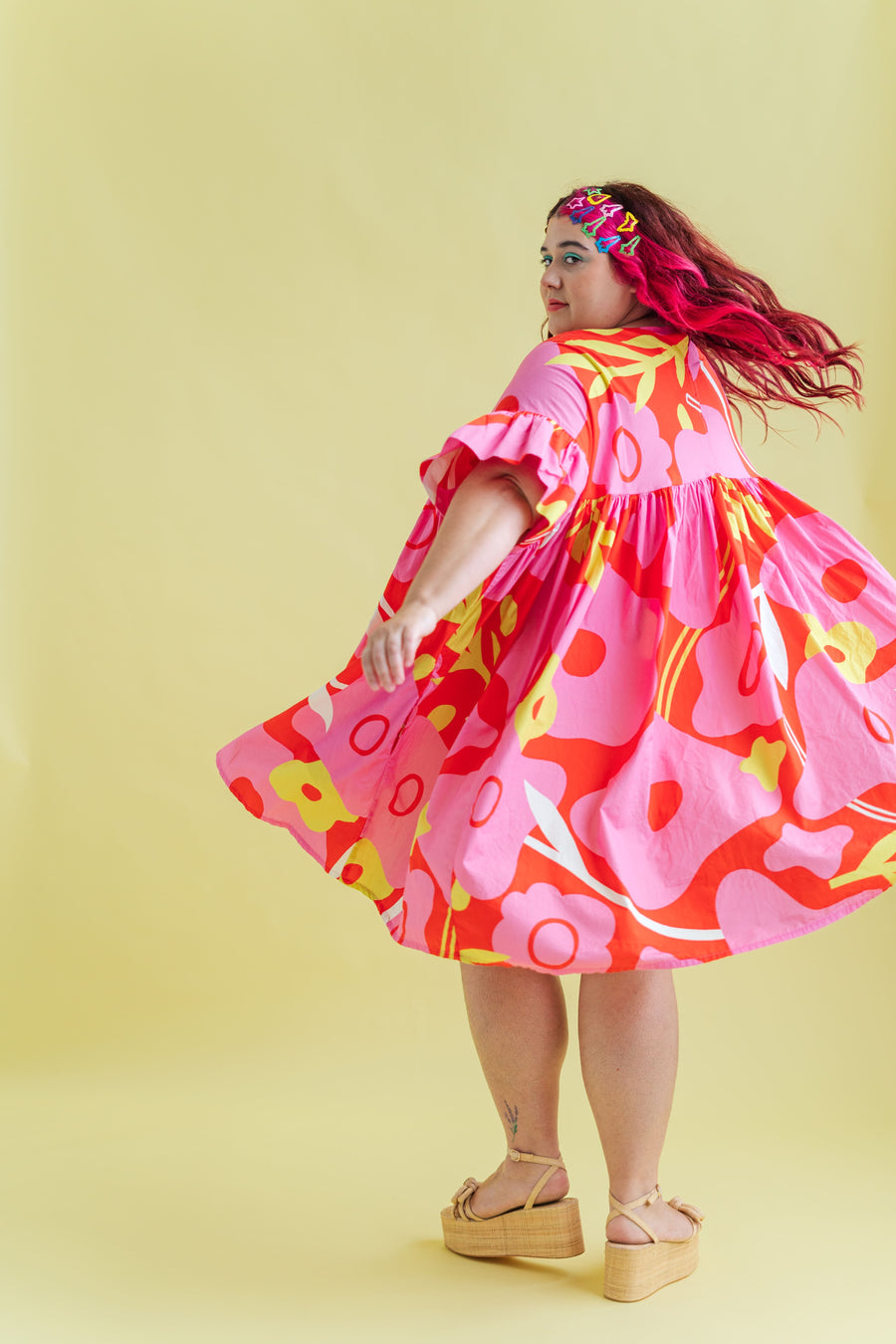 PETAL POP MINI MUSHROOM DRESS