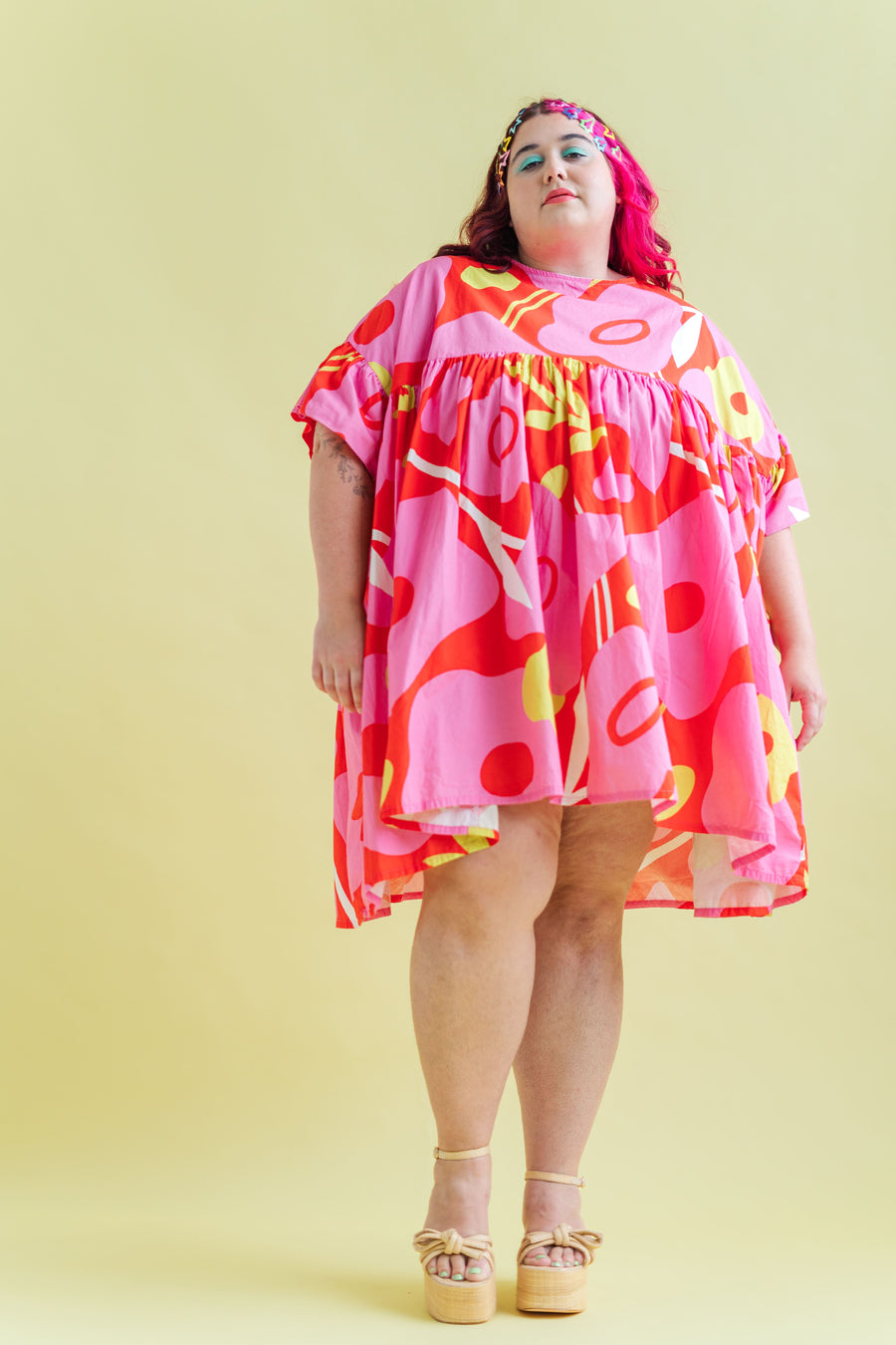 PETAL POP MINI MUSHROOM DRESS