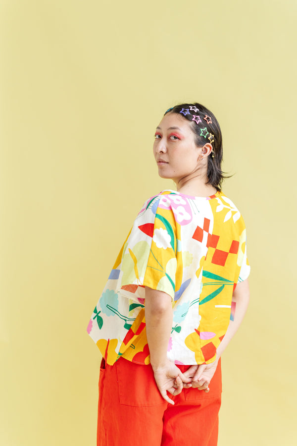 Nettle Studios Tee in Picnic Prance - plus size tee, product view