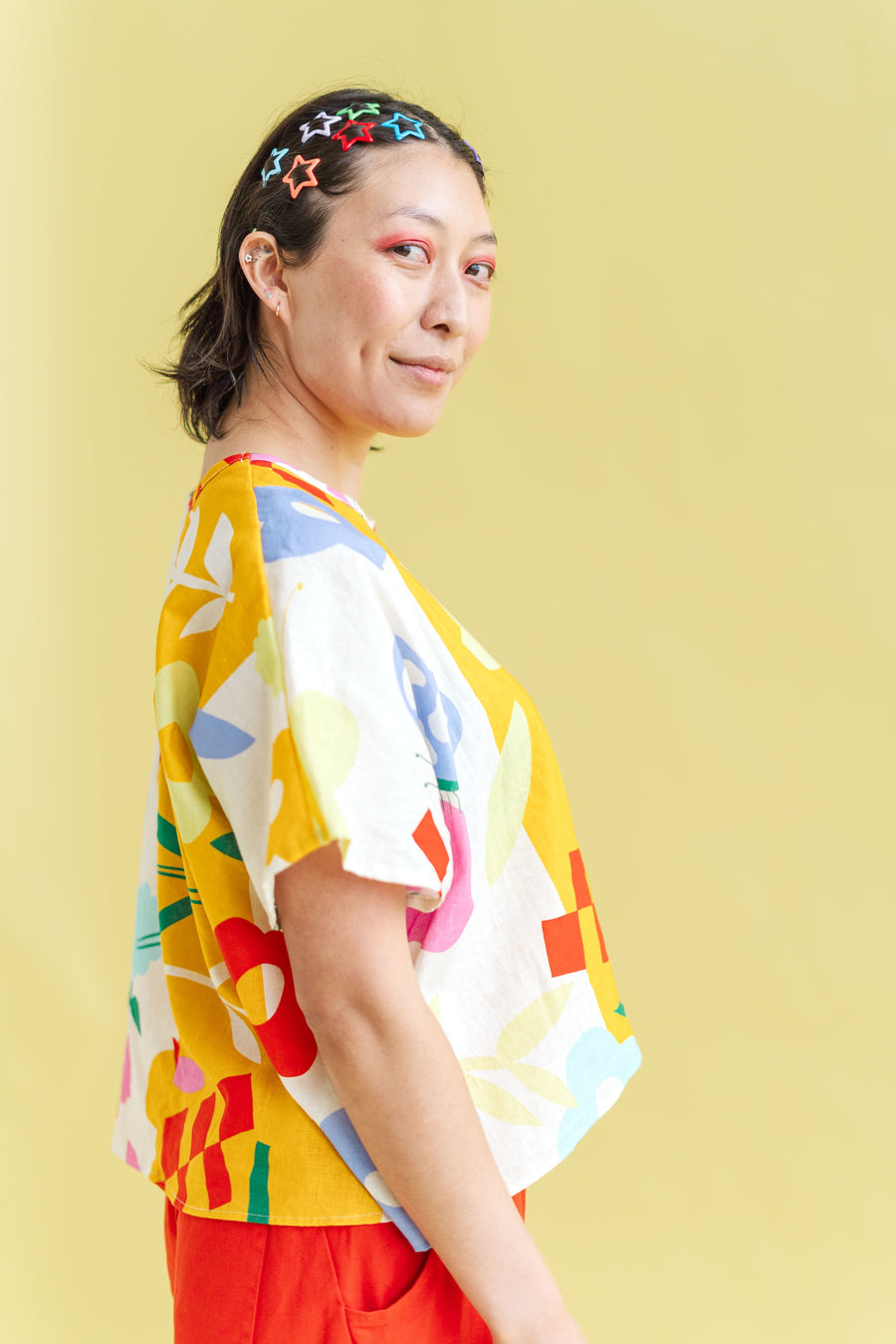 Nettle Studios Tee in Picnic Prance - plus size tee, product view